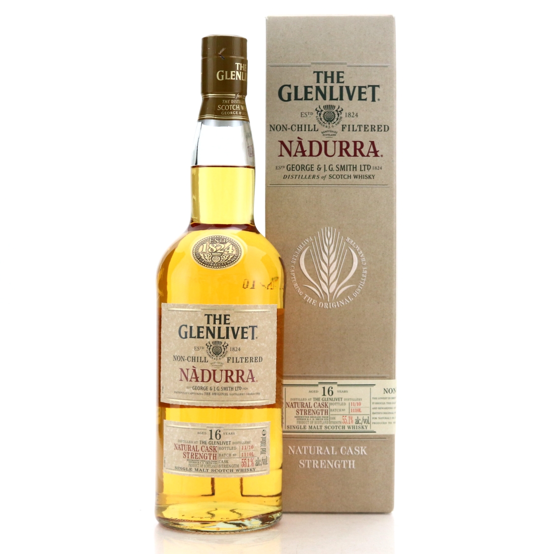 Glenlivet Nàdurra 16 Year Old Cask Strength Batch #1110L