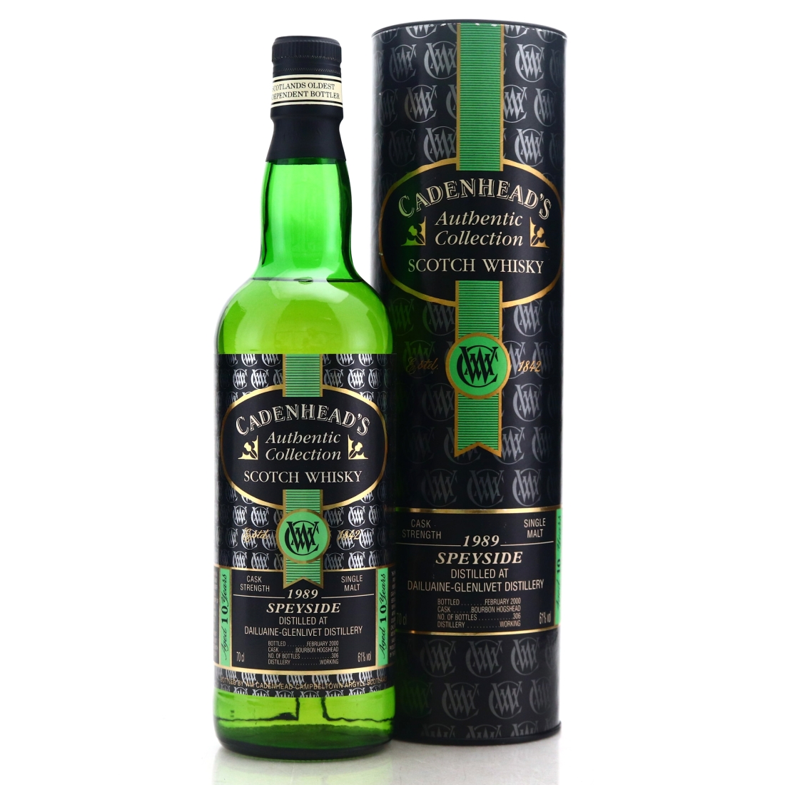 Dailuaine 1989 Cadenhead's 10 Year Old