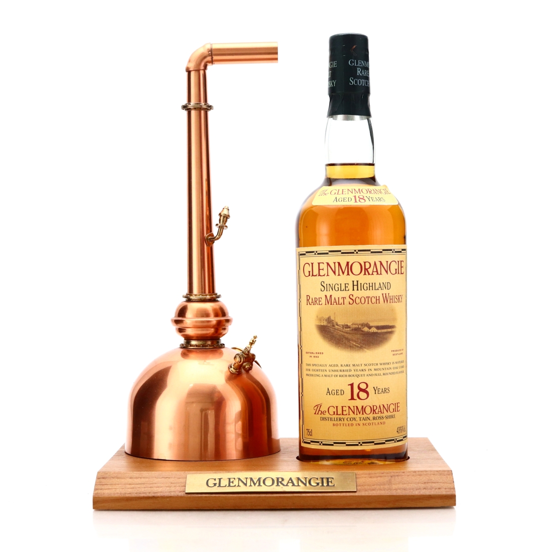 Glenmorangie 18 Year Old 75cl / Includes Copper Still