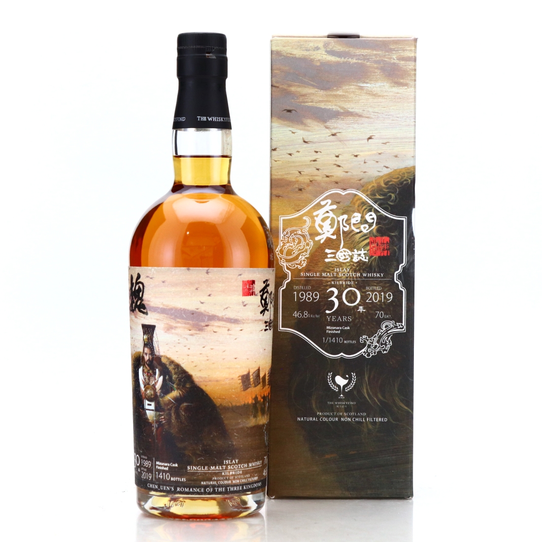 Islay Single Malt 1989 The Whiskyfind 30 Year Old Mizunara Finish / Romance of the Three Kingdoms