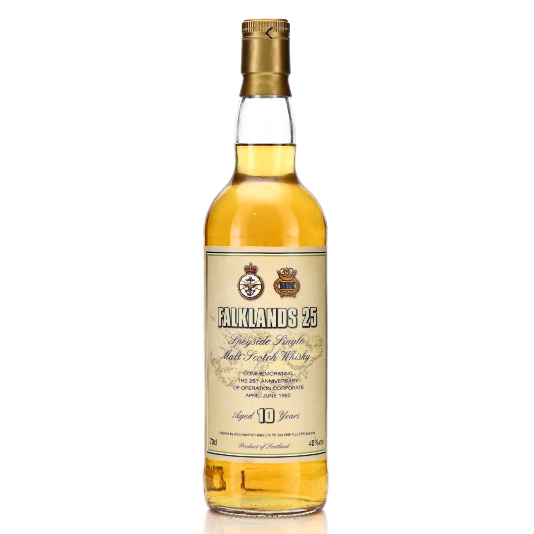Falklands-25 10 Year Old Speyside Single Malt