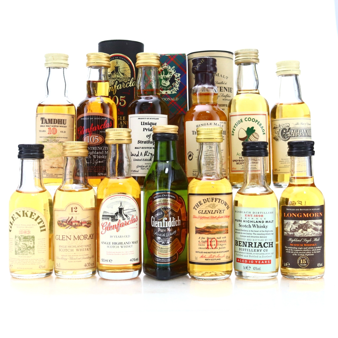 Speyside Single Malt Miniatures x 13