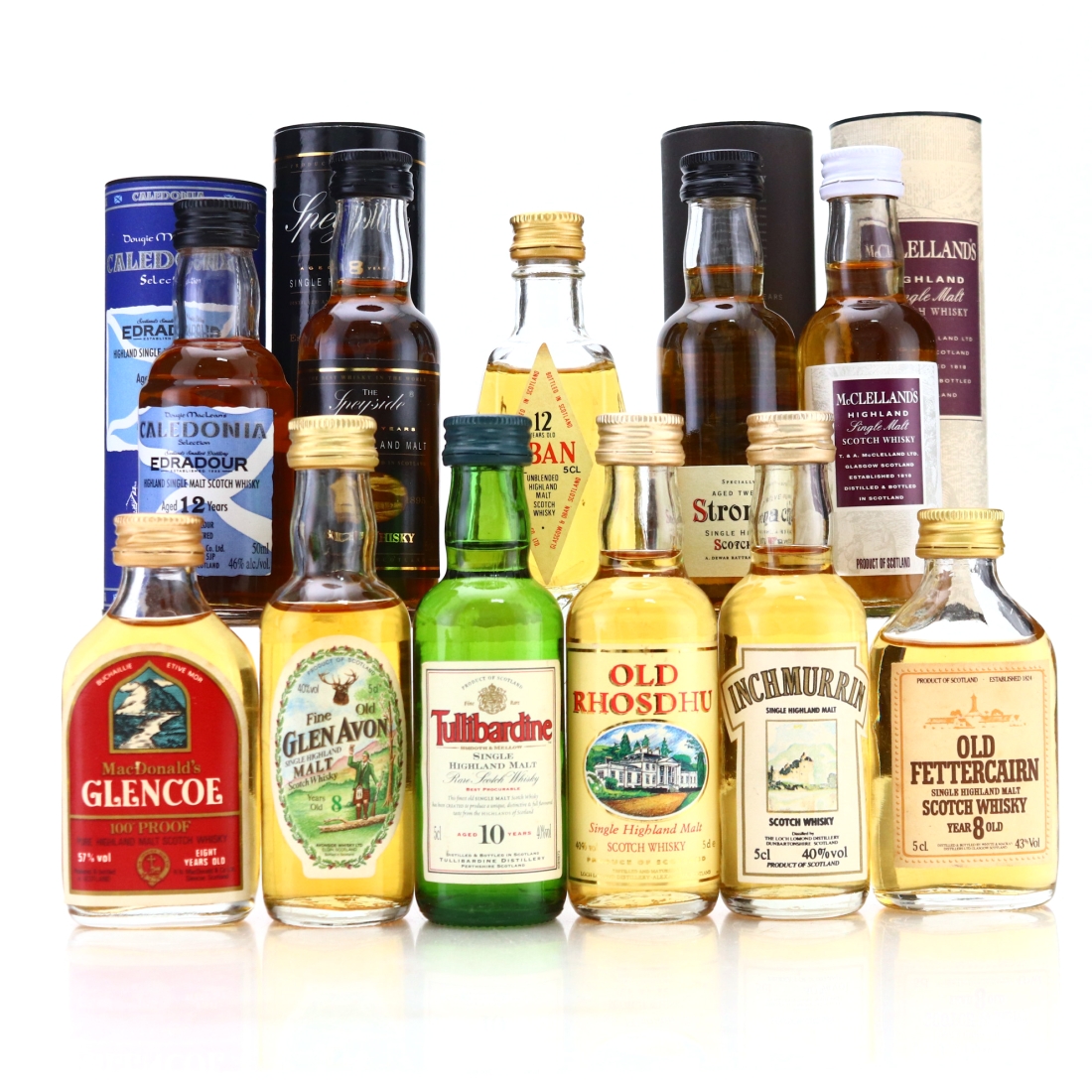 Highland Single Malt Miniatures x 11