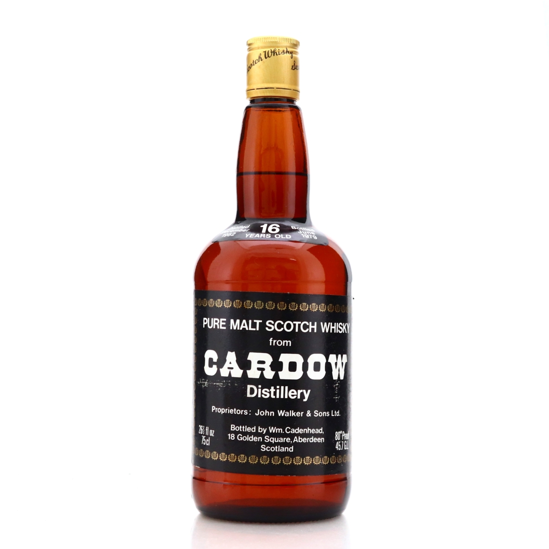 Cardhu 'Cardow' 1962 Cadenhead's 16 Year Old