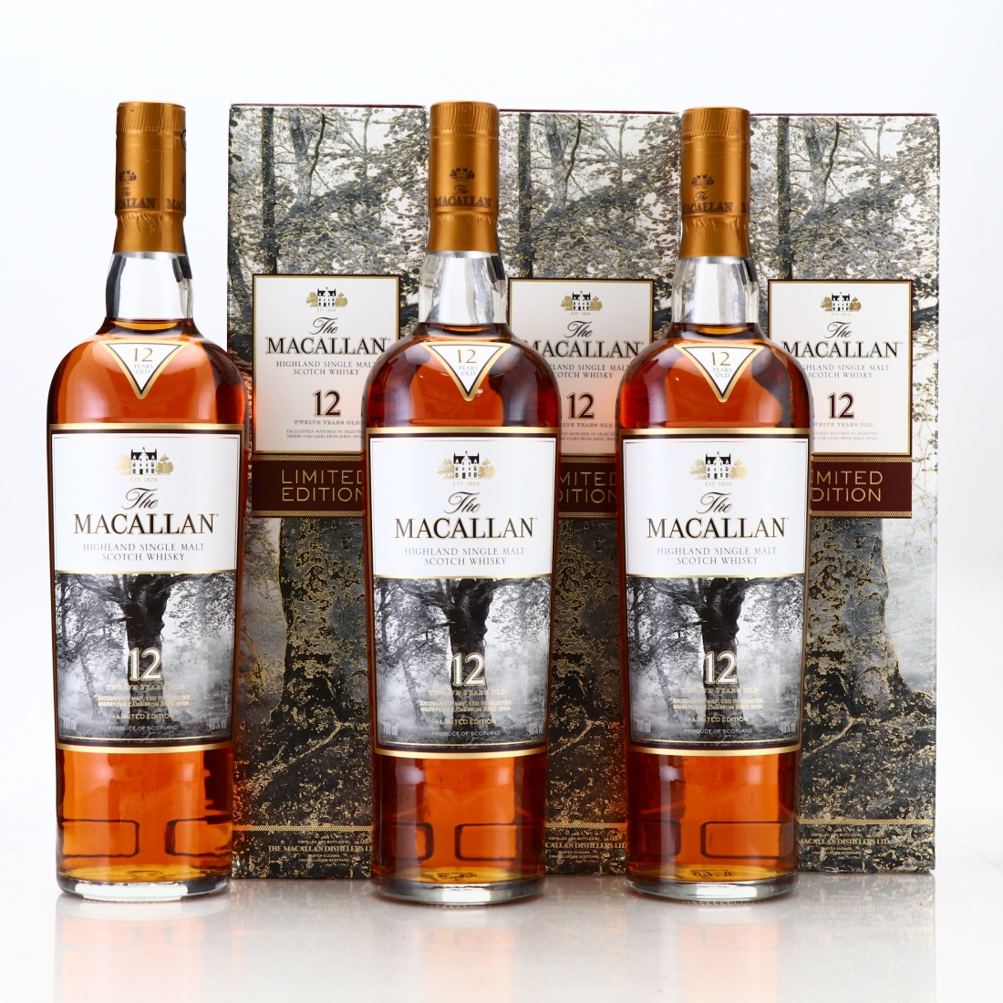 Macallan 12 Year Old Limited Edition 3 x 70cl