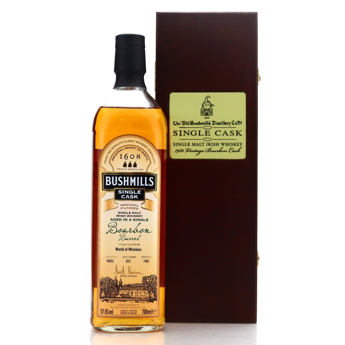 Bushmills 1982 Single Bourbon Cask #18552 / World of Whiskies