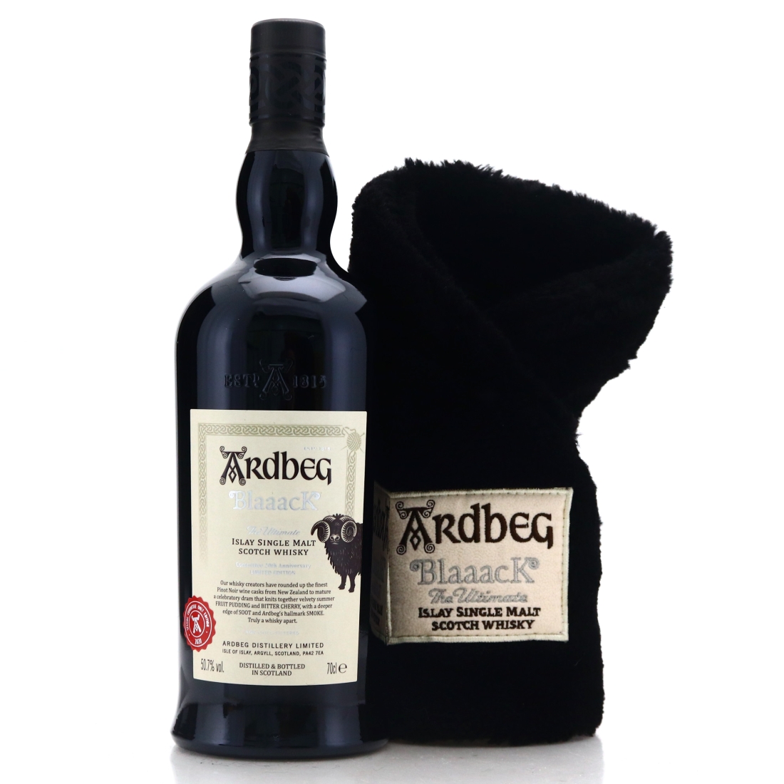 Ardbeg Blaaack Committee 20th Anniversary Release with Jacket