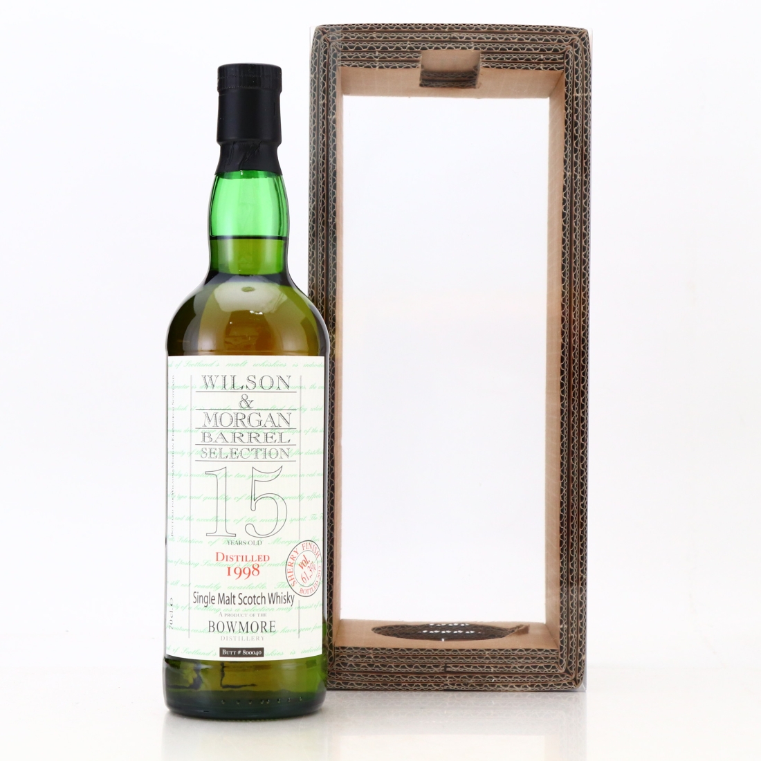 Bowmore 1998 Wilson and Morgan 15 Year Old Sherry Finish