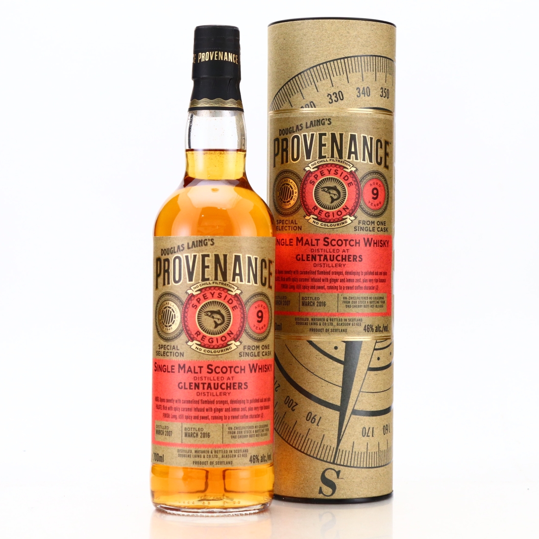 Glentauchers 2007 Douglas Laing 9 Year Old