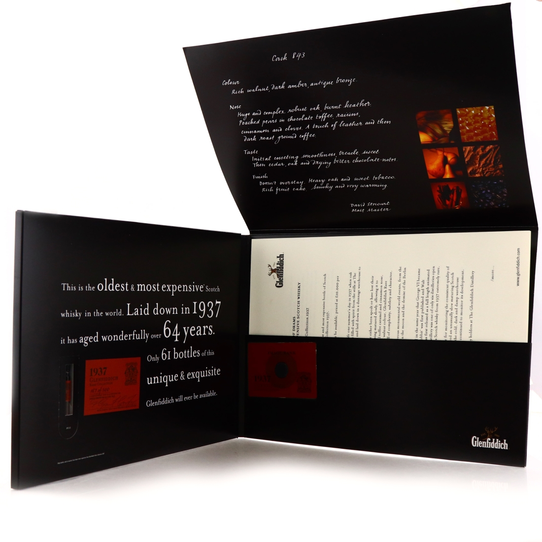 Glenfiddich 1937 Rare Collection 10ml Sample