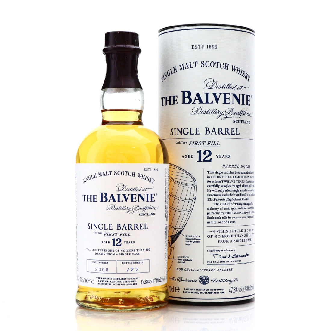 Balvenie 12 Year Old First Fill Single Barrel #2008
