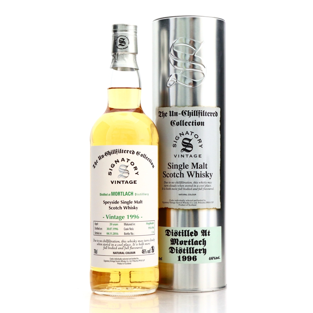 Mortlach 1996 Signatory Vintage 20 Year Old