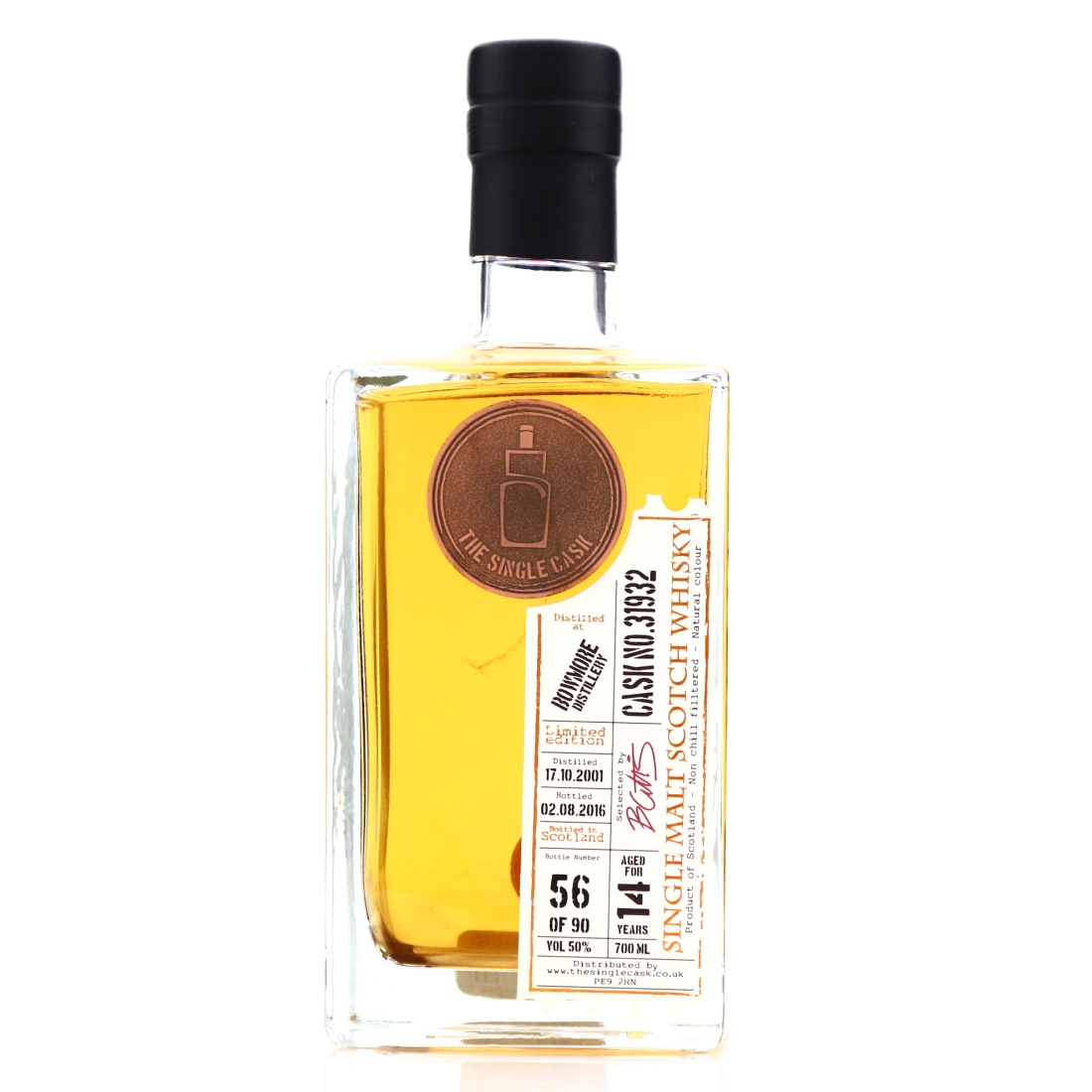 Bowmore 2001 The Single Cask 14 Year Old