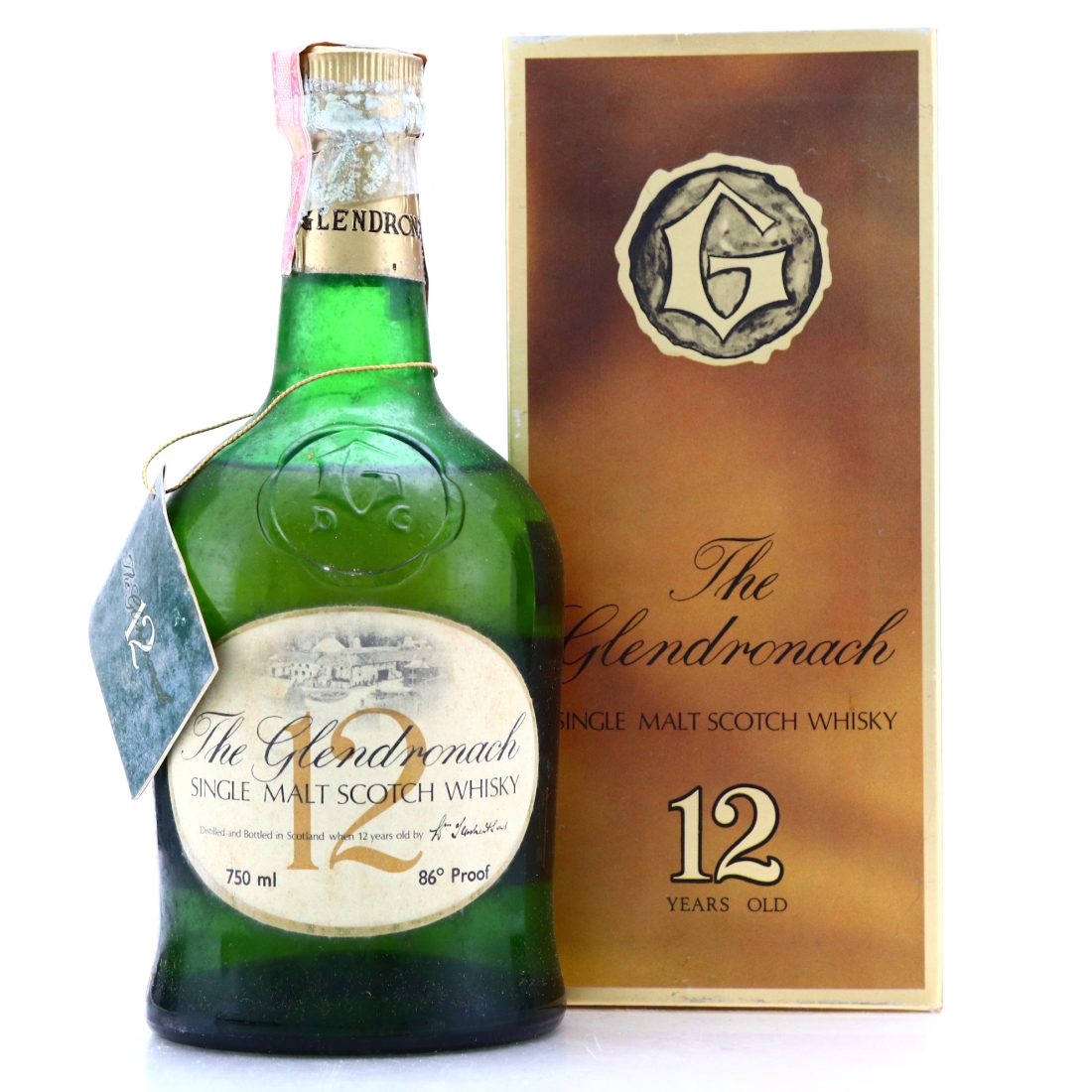 Glendronach 12 Year Old Teacher's 1980s / Bacardi Import, US