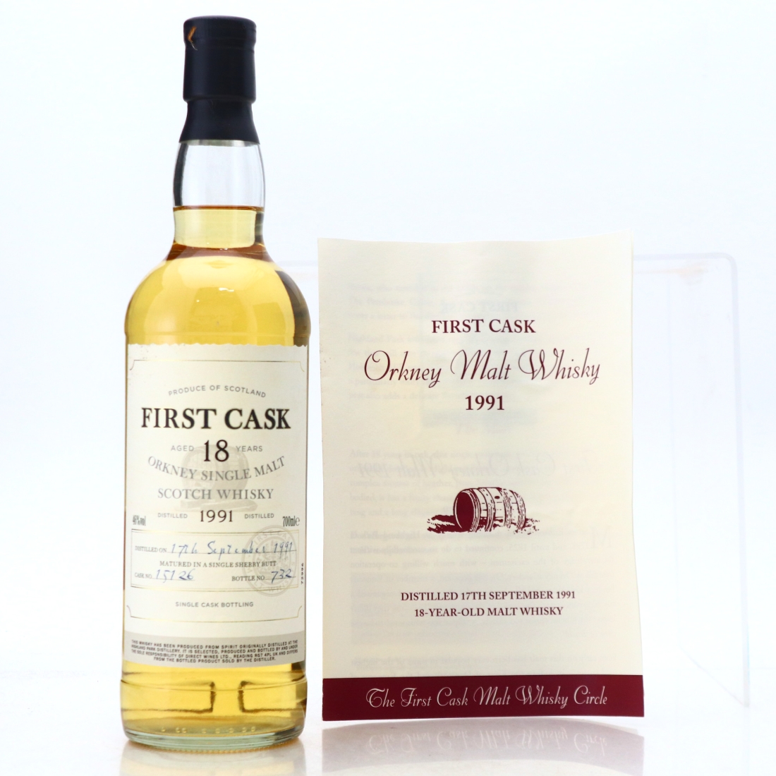 Highland Park 1991 First Cask 18 Year Old