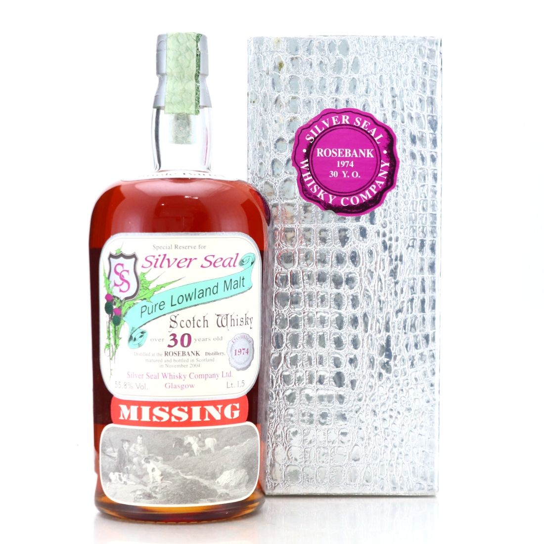 Rosebank 1974 Silver Seal 30 Year Old Magnum 1.5 Litre / One of 30 Bottles