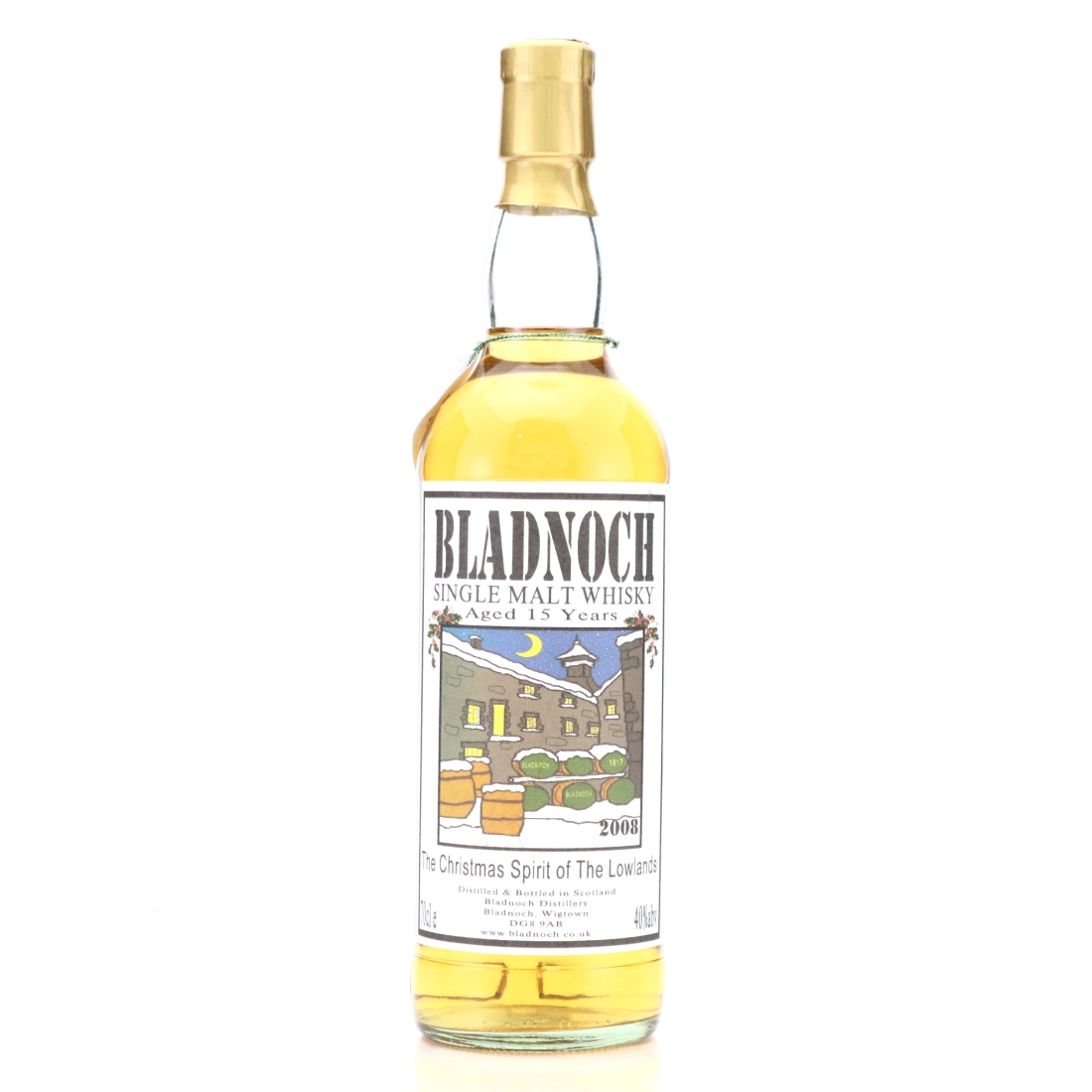 Bladnoch 15 Year Old Christmas Spirit of The Lowlands 2008
