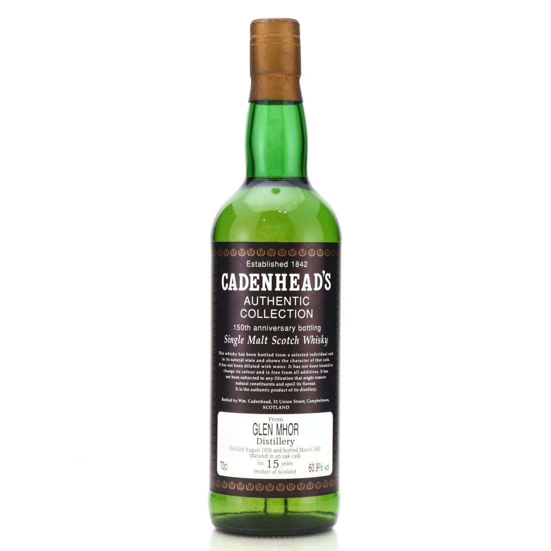 Glen Mhor 1976 Cadenhead's 15 Year Old / 150th Anniversary