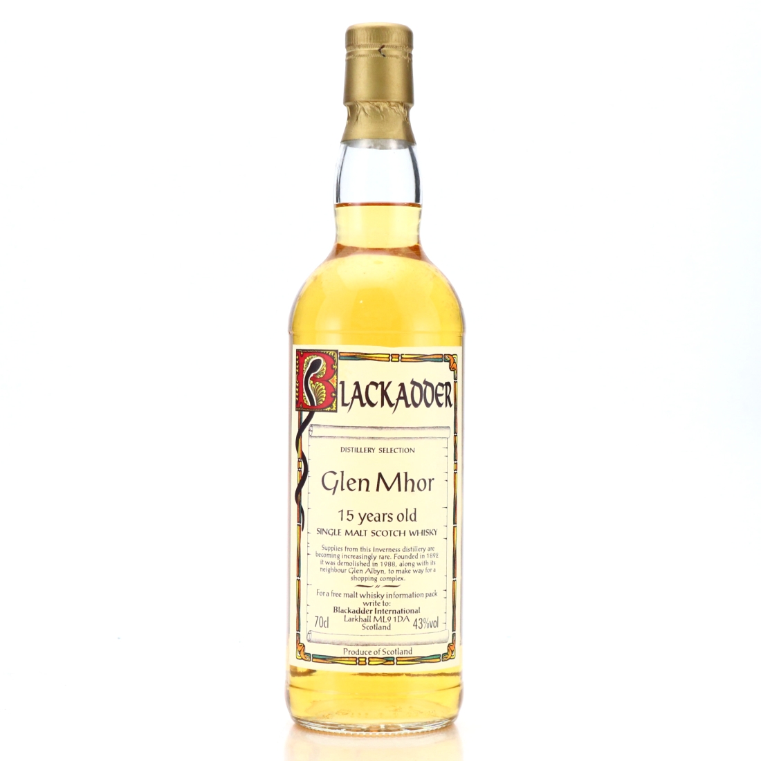 Glen Mhor 15 Year Old Blackadder