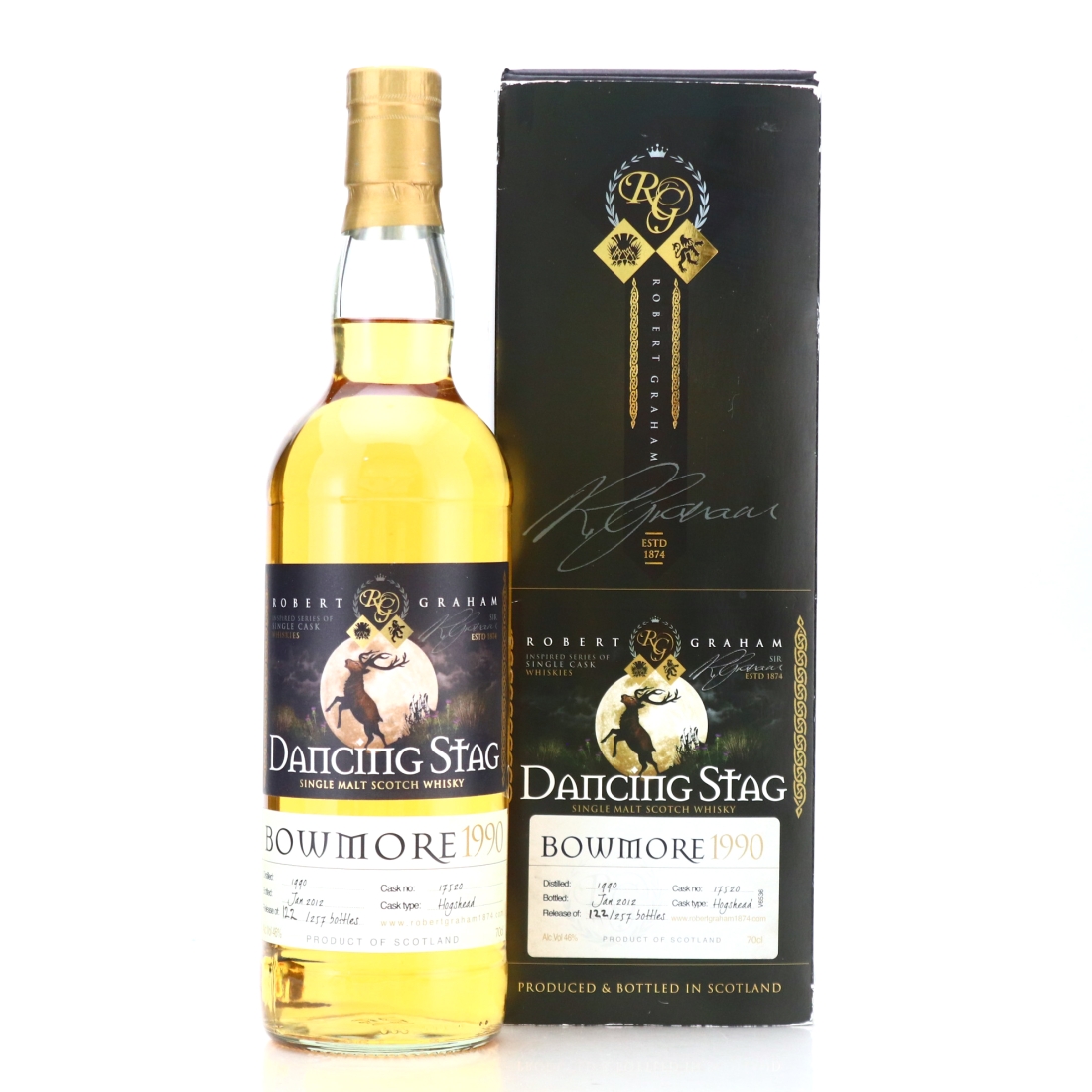 Bowmore 1990 Robert Graham Single Cask Dancing Stag