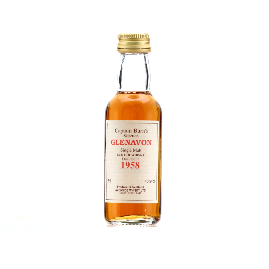 Glenavon 1958 Miniature 5cl