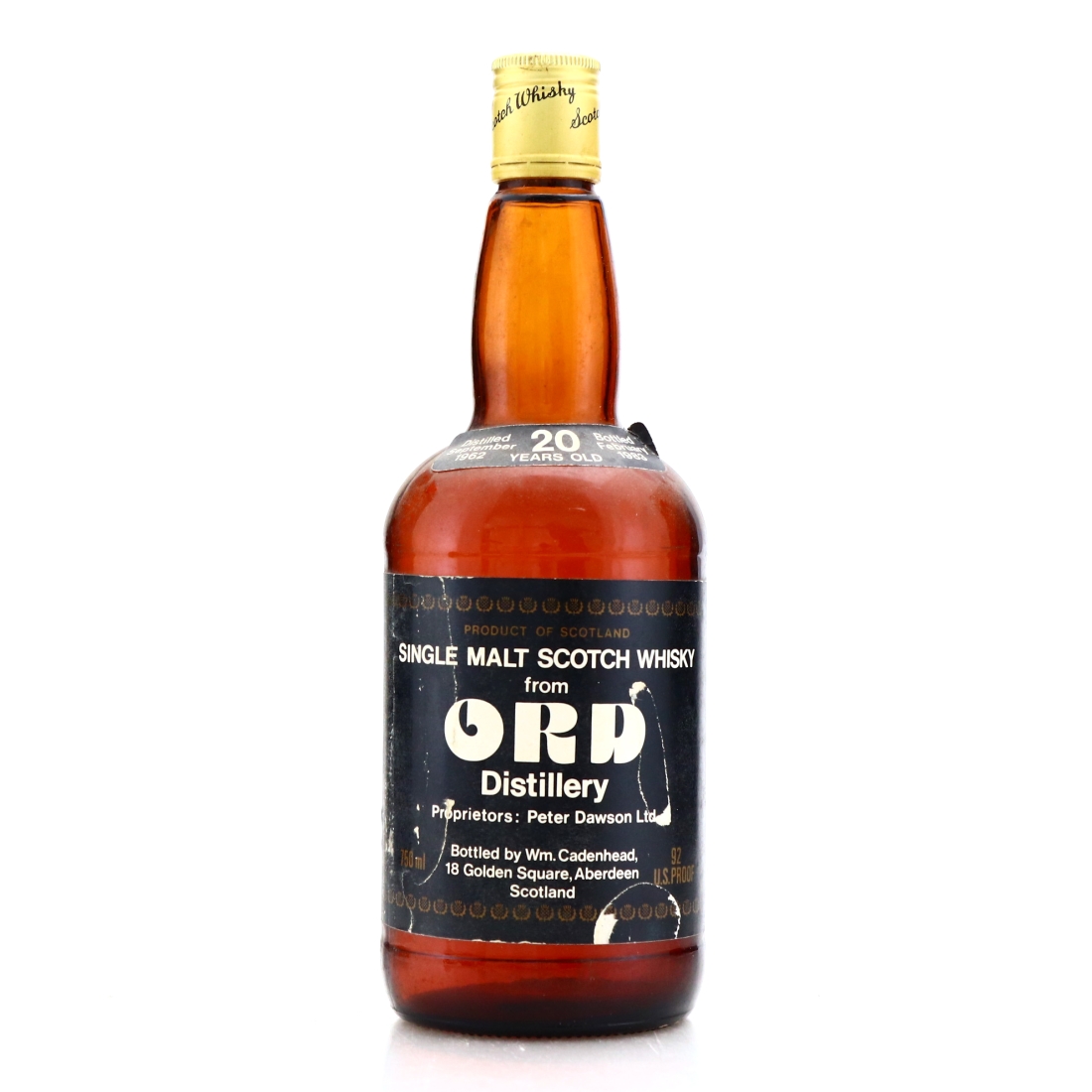 Glen Ord 1962 Cadenhead's 20 Year Old / US Import
