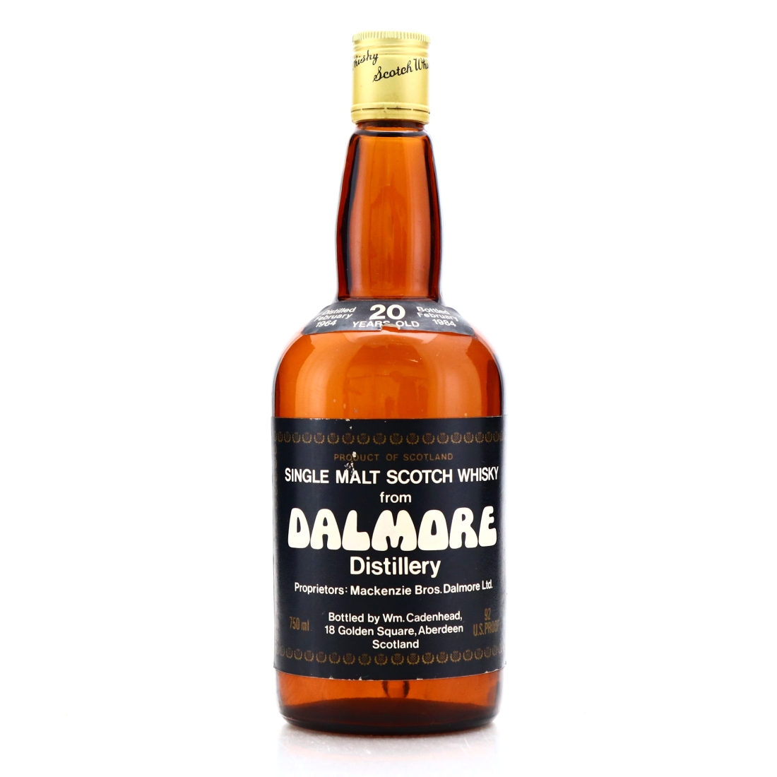 Dalmore 1964 Cadenhead's 20 Year Old / US Import