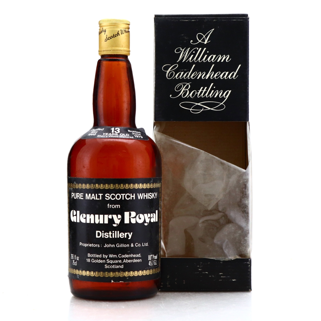 Glenury Royal 1966 Cadenhead's 13 Year Old Sherry Wood