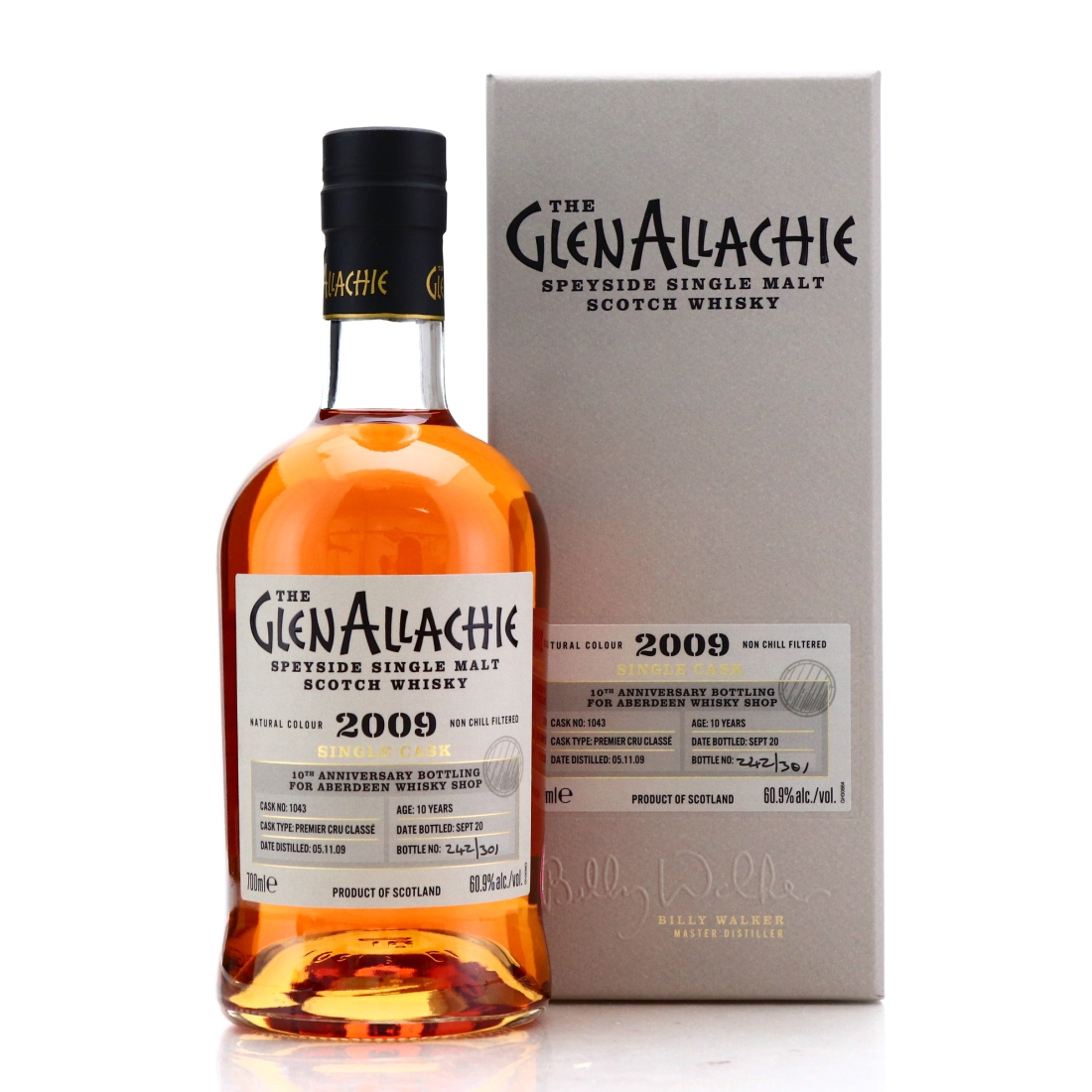 Glenallachie 2009 Single Premier Cru Cask 10 Year Old #1043