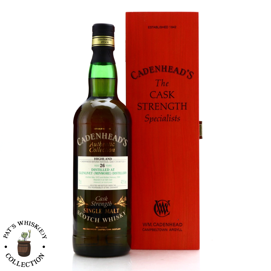 Glenlivet 1972 Cadenhead's 26 Year Old Sherry Wood