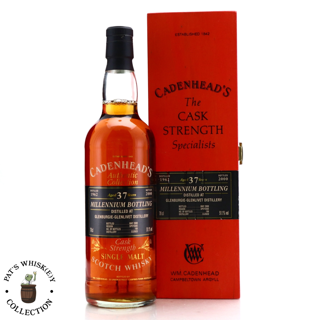 Glenburgie 1962 Cadenhead's 37 Year Old Millennium Bottling