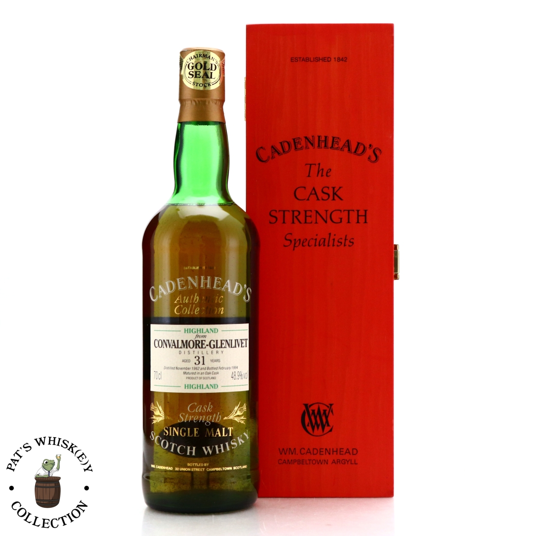Convalmore 1962 Cadenhead's 31 Year Old