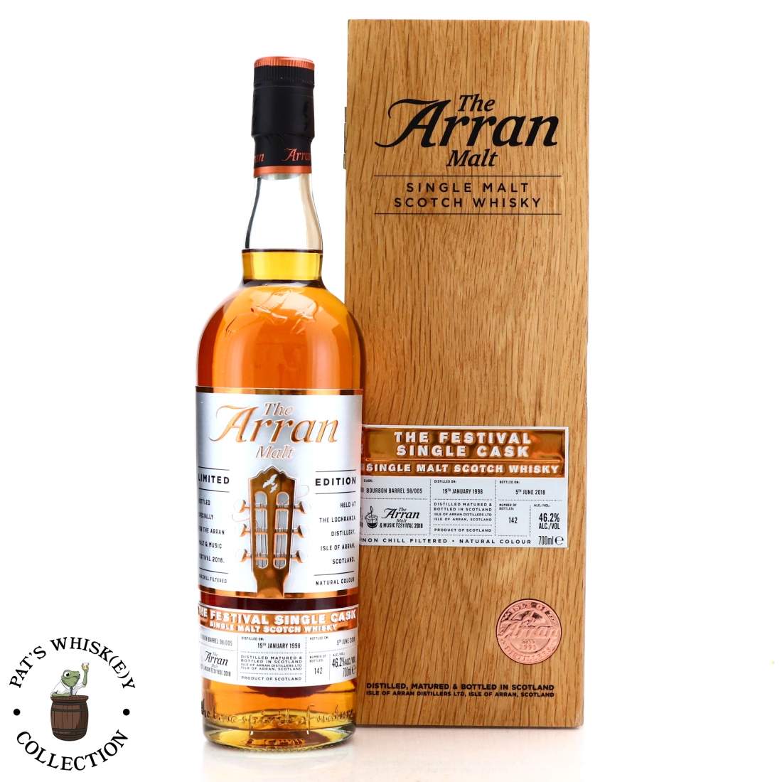 Arran 1998 Single Bourbon Cask #005 / Malt and Music Festival 2018