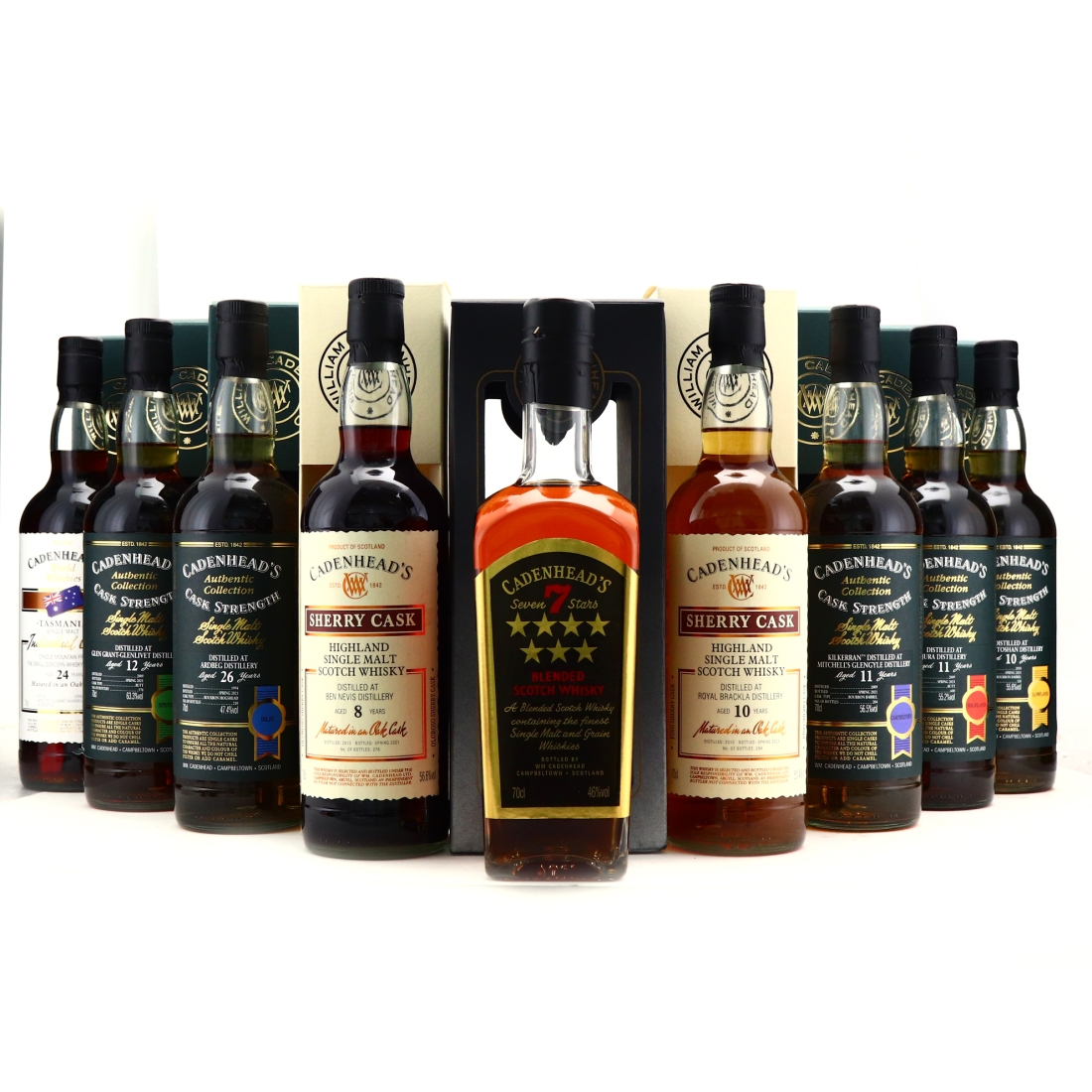 Cadenhead's Spring 2021 Releases 9 x 70cl
