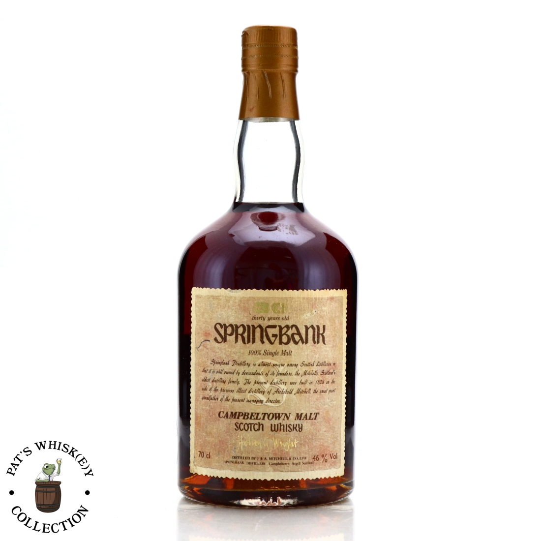 Springbank 30 Year Old Hedley G Wright 1990s