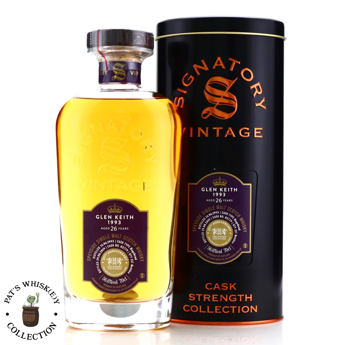 Glen Keith 1993 Signatory Vintage 26 Year Old Cask Strength / TWE 20th Anniversary