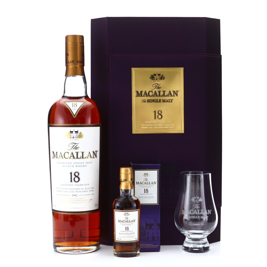Macallan 1992 18 Year Old Gift Pack / Taiwan