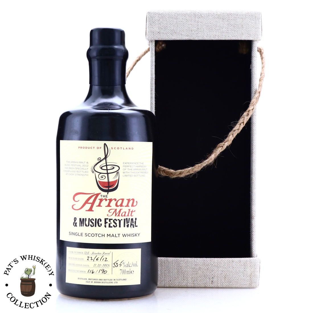 Arran 1995 Single Bourbon Cask #128 / Malt and Music Festival 2012