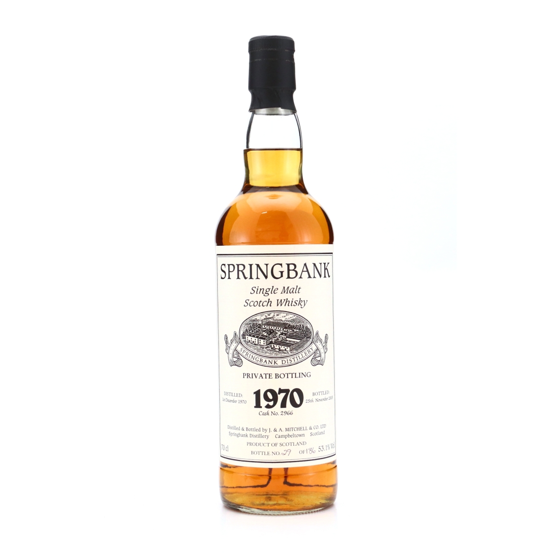 Springbank 1970 Single Cask #2966
