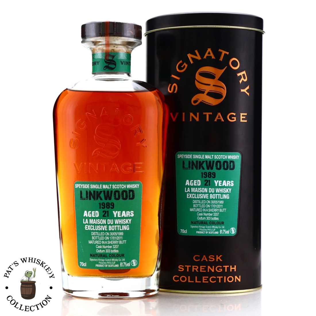 Linkwood 1989 Signatory Vintage 21 Year Old Cask Strength / LMDW