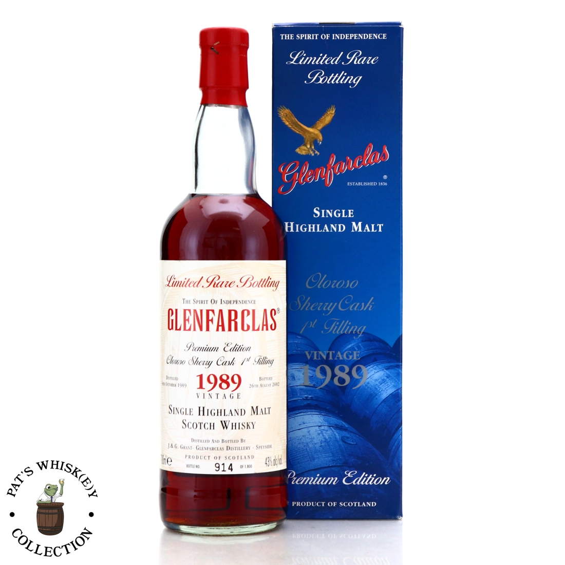 Glenfarclas 1989 Oloroso Sherry Cask 1st Filling 2002