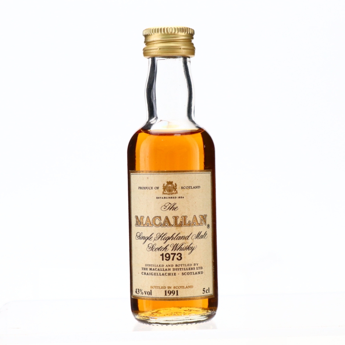 Macallan 1973 Miniature