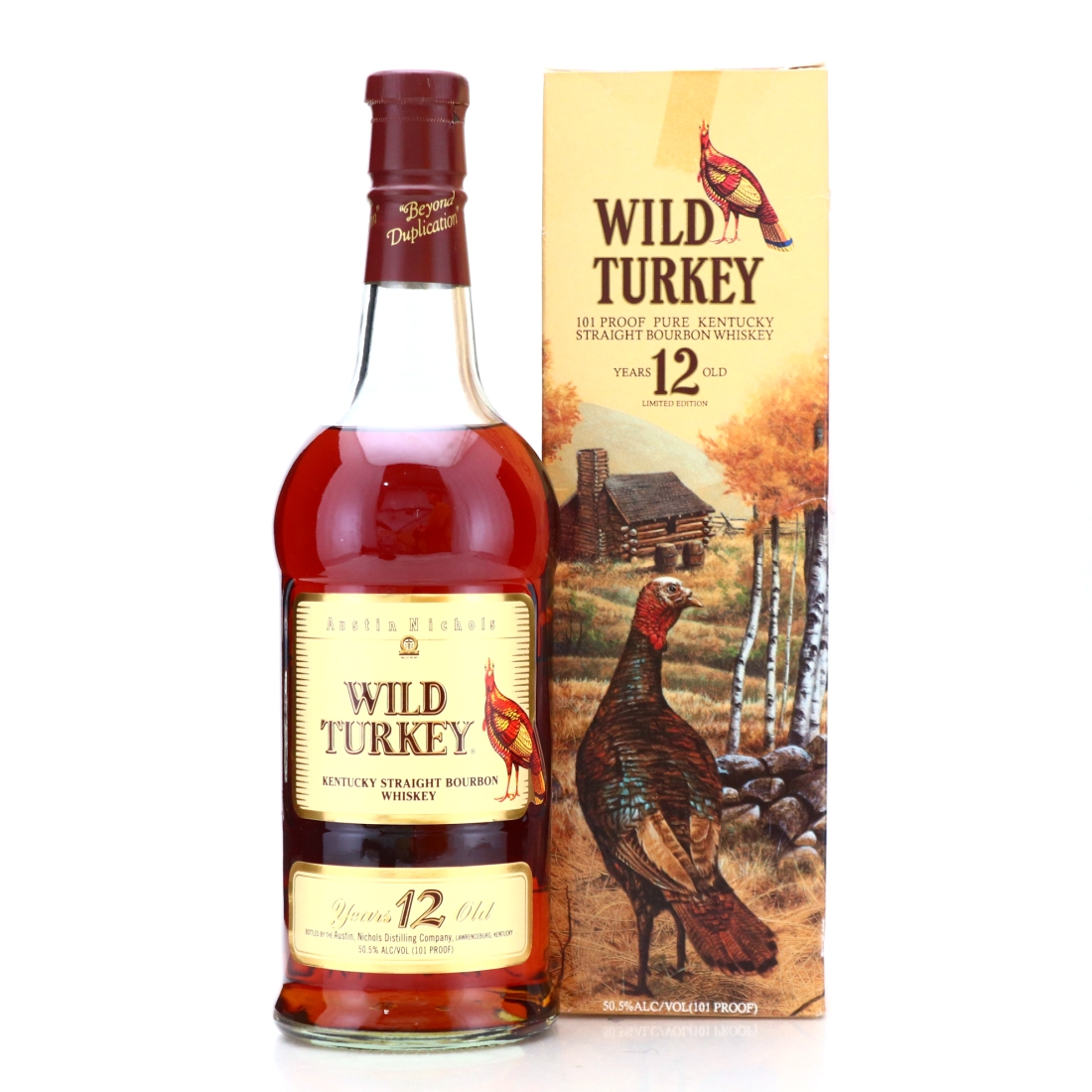 Wild Turkey 12 Year Old 101 Proof Limited Edition 1990s