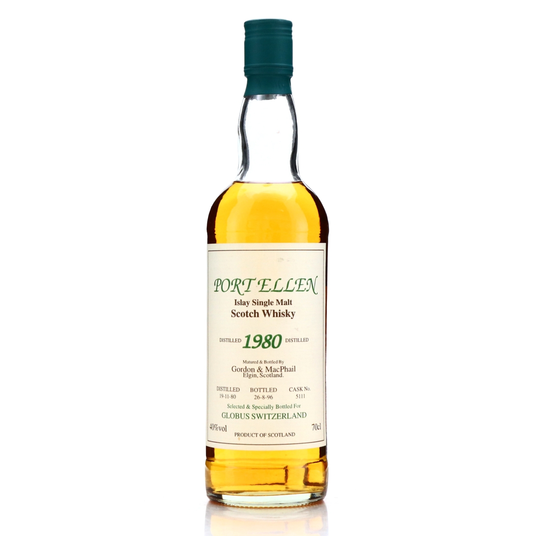 Port Ellen 1980 Gordon and MacPhail / Globus Switzerland