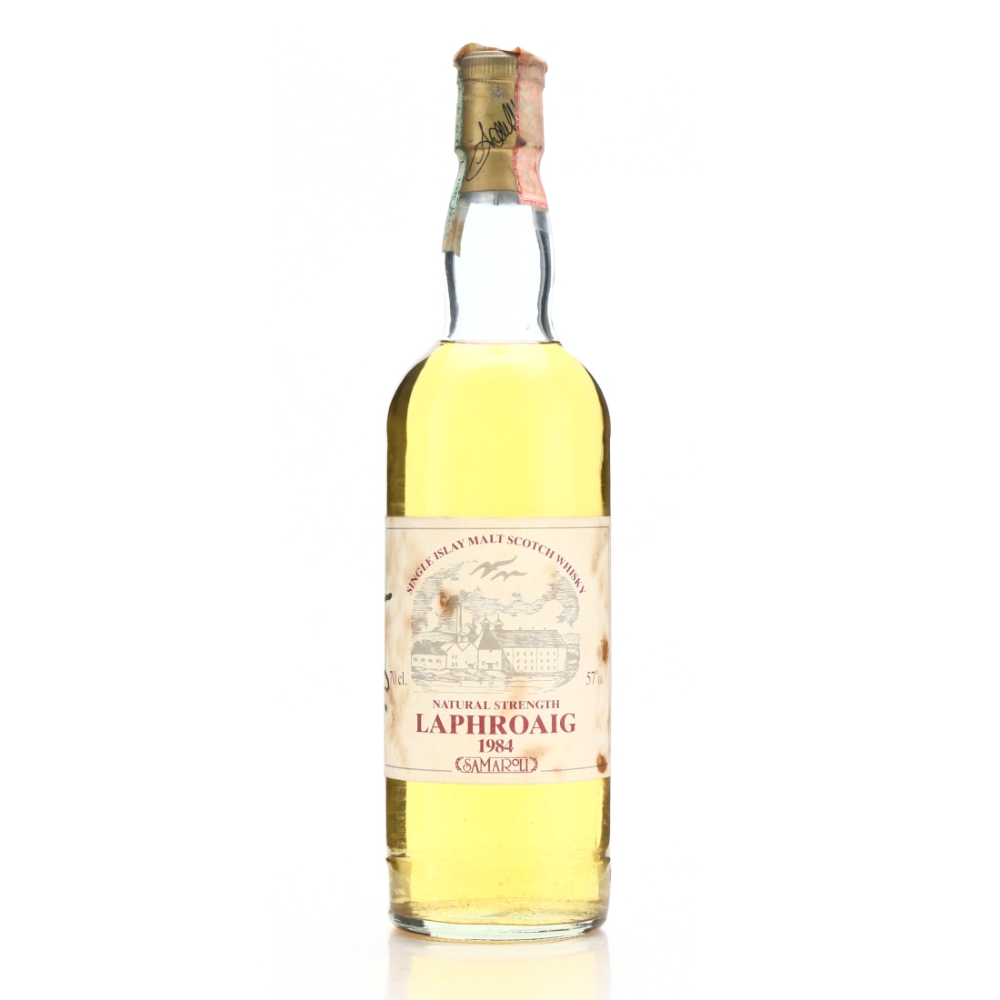 Laphroaig 1984 Samaroli Natural Strength / Signed by Silvano Samaroli
