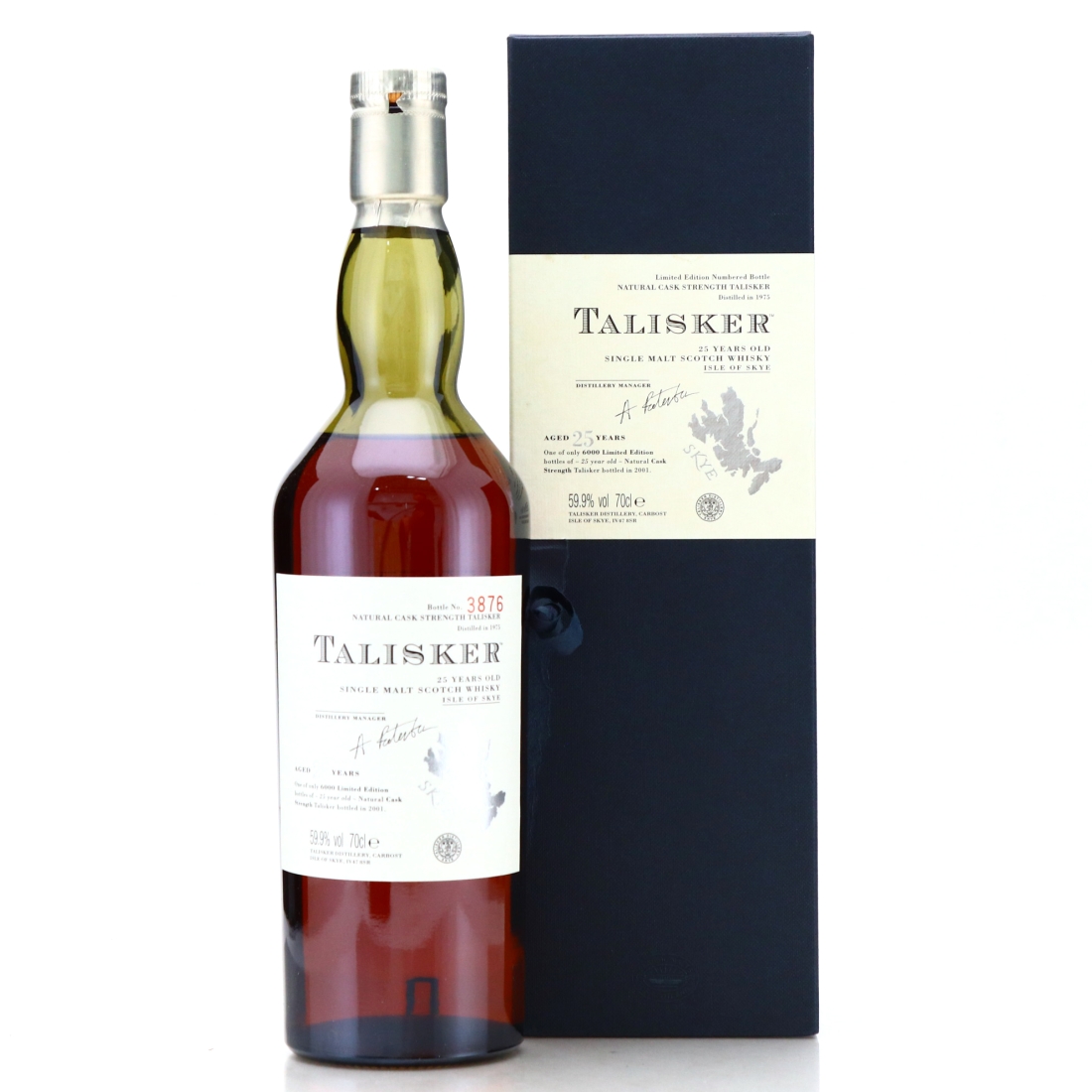 Talisker 1975 Cask Strength 25 Year Old / Inaugural Release