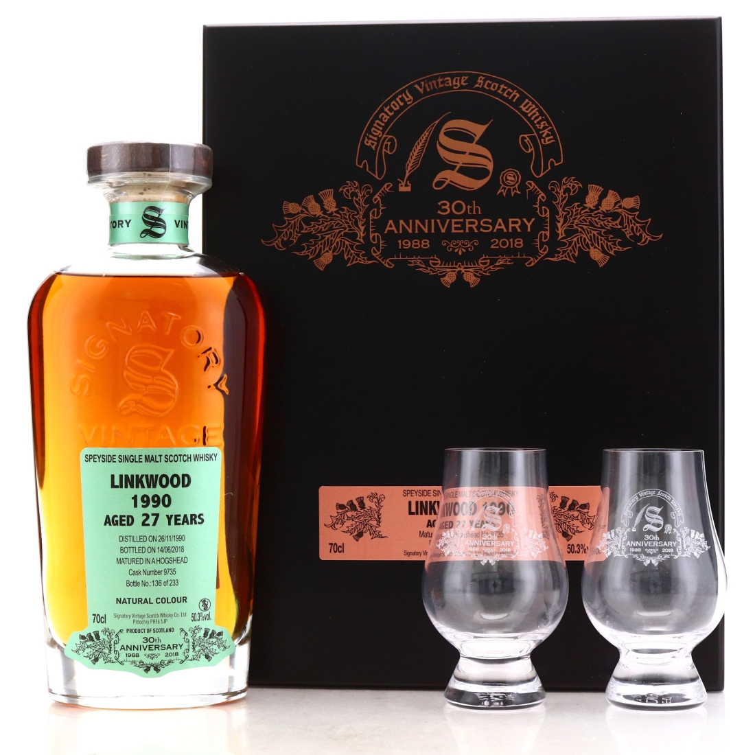 Linkwood 1990 Signatory Vintage 27 Year Old Cask Strength