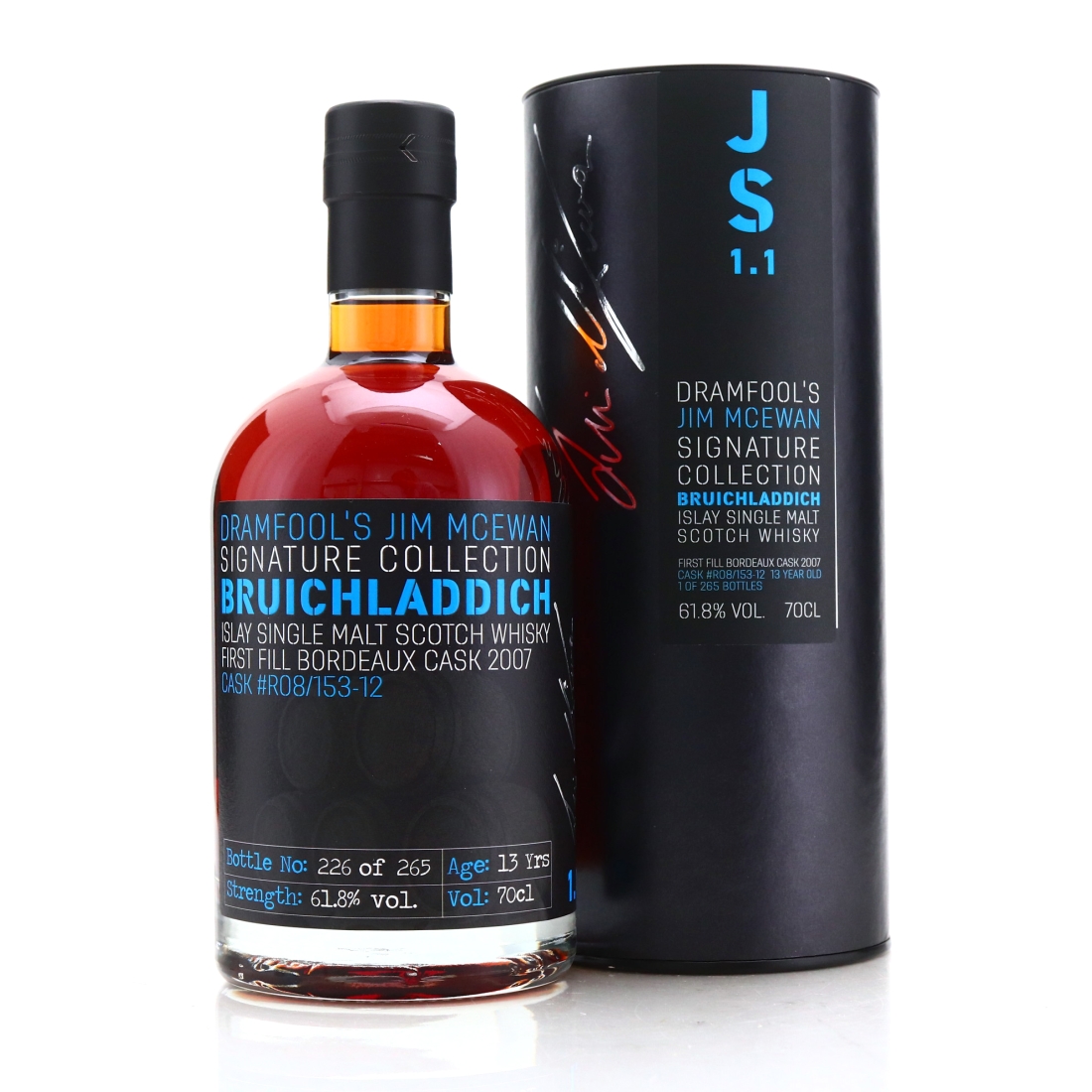 Bruichladdich 2007 Dramfool Jim McEwan Signature Collection 13 Year Old 1.1