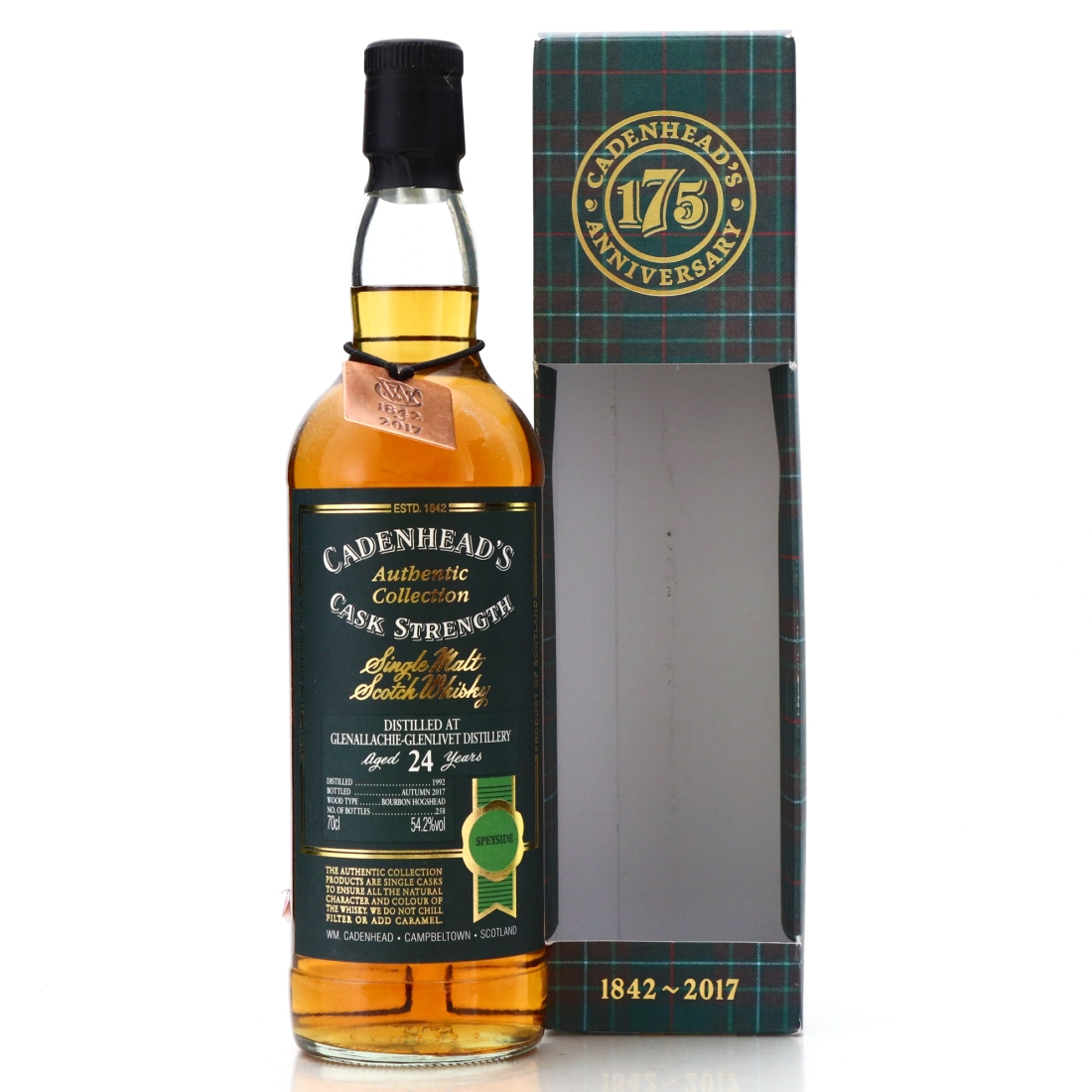 Glenallachie 1992 Cadenhead's 24 Year Old