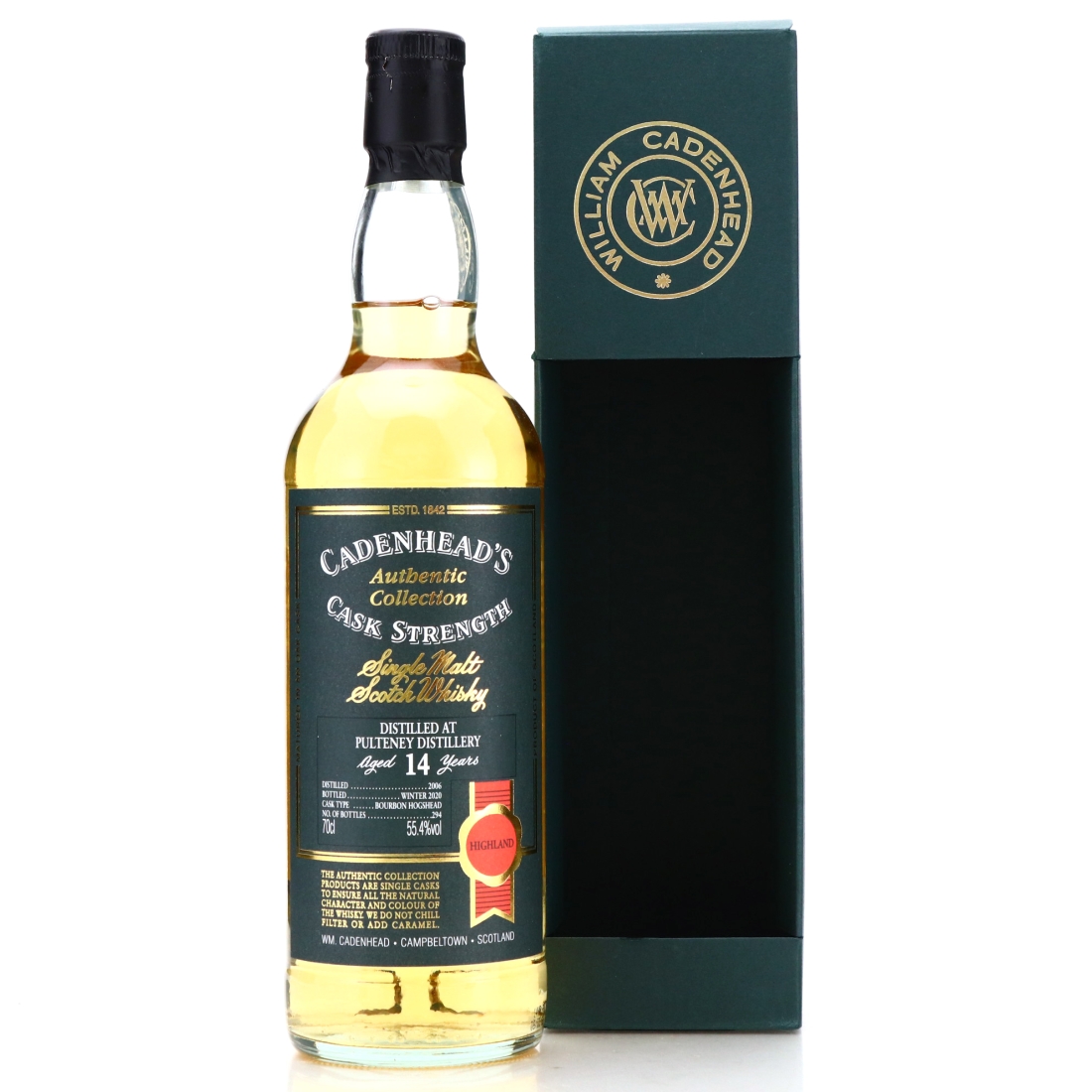 Old Pulteney 2006 Cadenhead's 14 Year Old